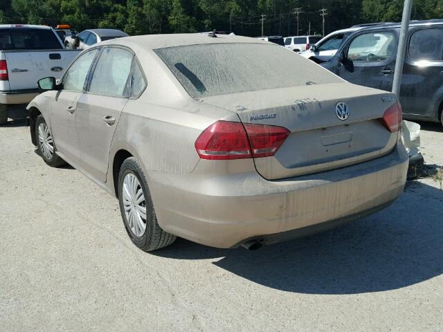 1VWAT7A30FC063326 - 2015 VOLKSWAGEN PASSAT S ყავისფერი ფოტო 3