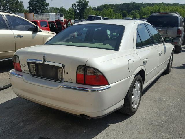 1LNHM86S65Y642760 - 2005 LINCOLN LS თეთრი ფოტო 4