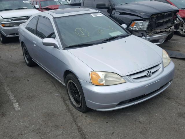 1HGEM22991L098528 - 2001 HONDA CIVIC SI SILVER photo 1