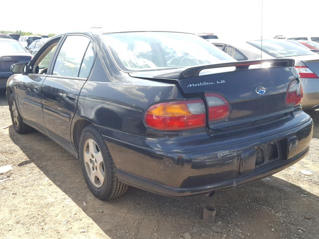 1G1NE52J73M623535 - 2003 CHEVROLET MALIBU LS შავი ფოტო 3