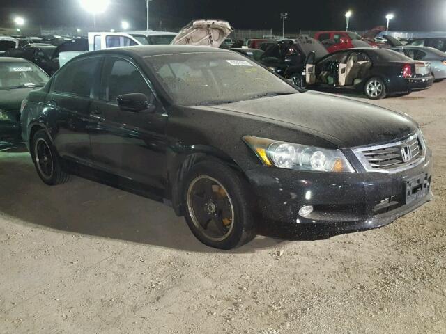 1HGCP368X8A066103 - 2008 HONDA ACCORD BLACK photo 1