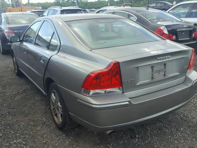 YV1RS592172633649 - 2007 VOLVO S60 2.5T GREEN photo 3