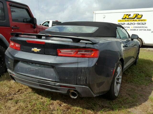 1G1FD3DX7H0167189 - 2017 CHEVROLET CAMARO CHARCOAL photo 4