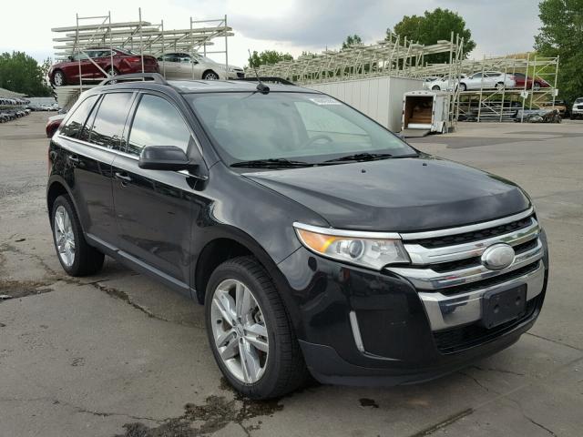 2FMDK4KC5DBB87665 - 2013 FORD EDGE LIMIT BLACK photo 1