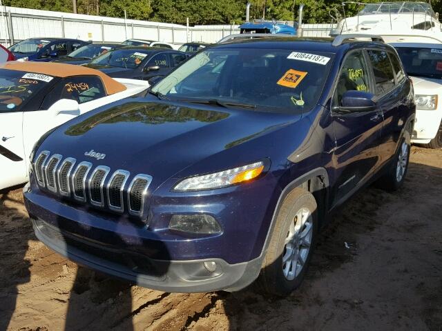 1C4PJLCB0FW531294 - 2015 JEEP CHEROKEE L BLUE photo 2