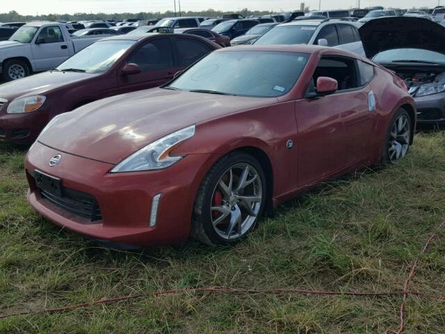 JN1AZ4EH3GM932148 - 2016 NISSAN 370Z RED photo 2