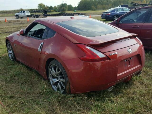 JN1AZ4EH3GM932148 - 2016 NISSAN 370Z RED photo 3