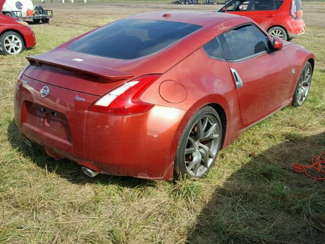 JN1AZ4EH3GM932148 - 2016 NISSAN 370Z RED photo 4