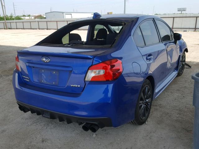 JF1VA1D69F8821797 - 2015 SUBARU WRX PREMIU BLUE photo 4