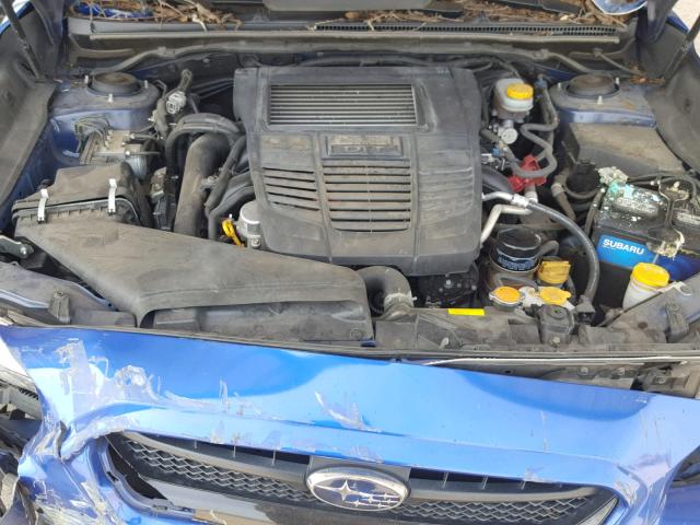 JF1VA1D69F8821797 - 2015 SUBARU WRX PREMIU BLUE photo 7