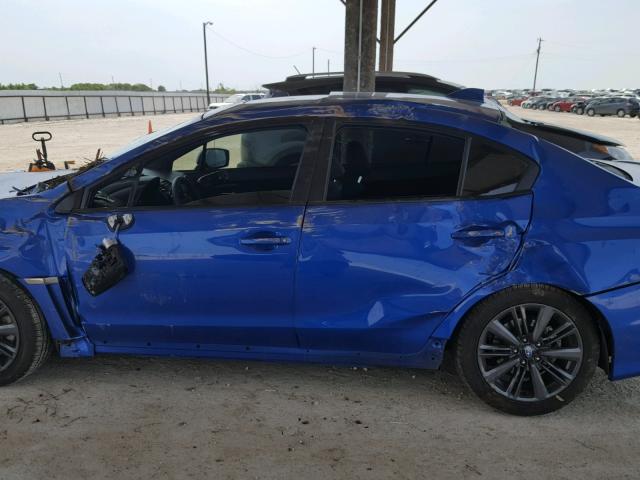 JF1VA1D69F8821797 - 2015 SUBARU WRX PREMIU BLUE photo 9