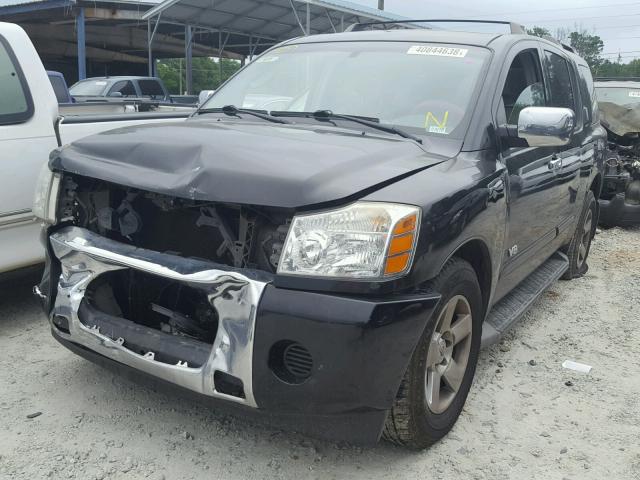 5N1AA08A16N721353 - 2006 NISSAN ARMADA SE BLACK photo 2