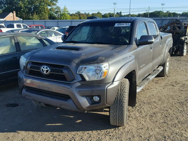 3TMMU4FN9DM061916 - 2013 TOYOTA TACOMA DOU CHARCOAL photo 2