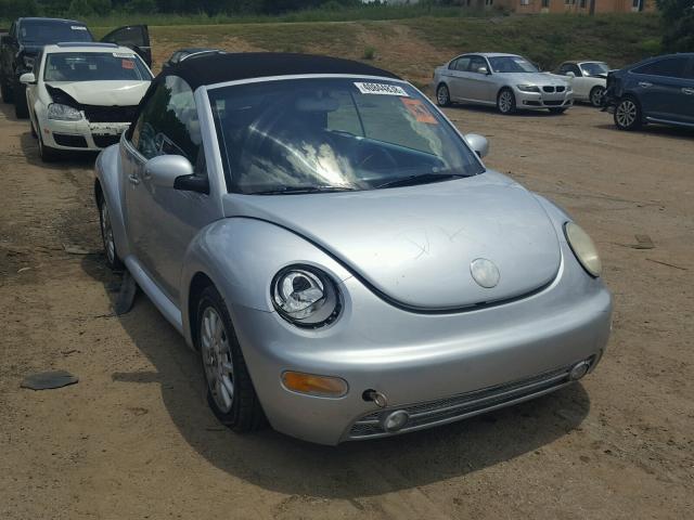 3VWCM31Y75M301874 - 2005 VOLKSWAGEN NEW BEETLE ვერცხლისფერი ფოტო 1