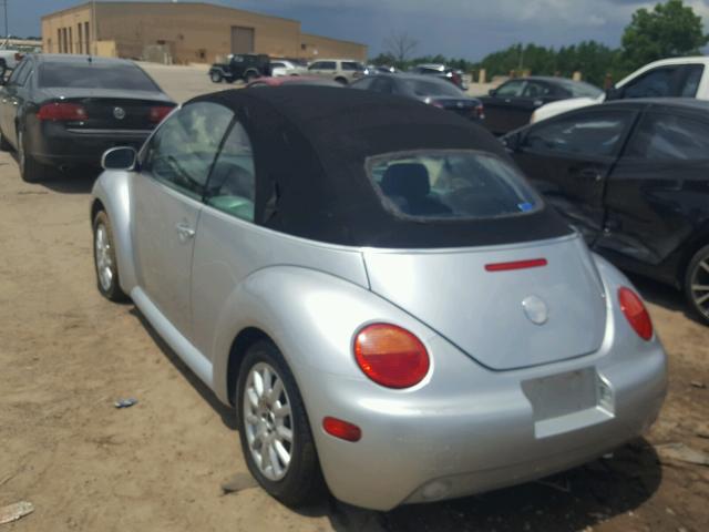 3VWCM31Y75M301874 - 2005 VOLKSWAGEN NEW BEETLE ვერცხლისფერი ფოტო 3