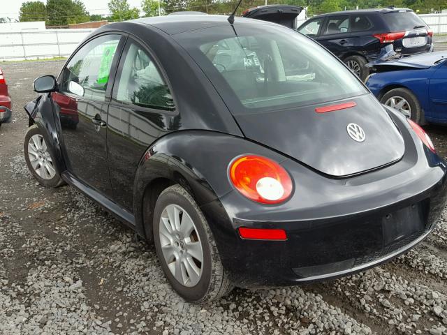 3VWPG31C78M514616 - 2008 VOLKSWAGEN NEW BEETLE შავი ფოტო 3