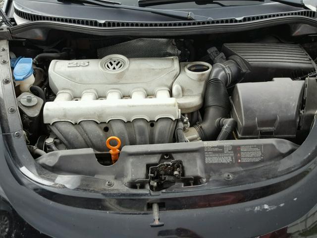 3VWPG31C78M514616 - 2008 VOLKSWAGEN NEW BEETLE შავი ფოტო 7