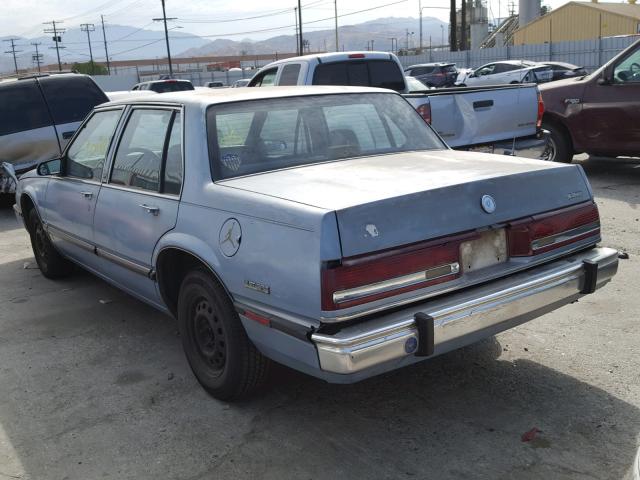 1G4HP54C2MH488662 - 1991 BUICK LESABRE CU BLUE photo 3