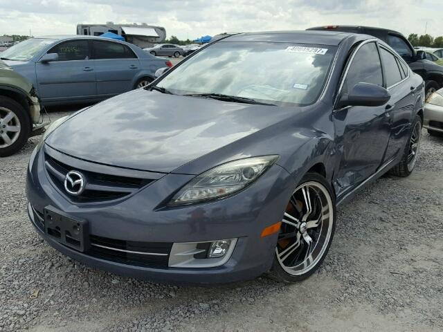 1YVHZ8CH7A5M33452 - 2010 MAZDA 6 I GRAY photo 2