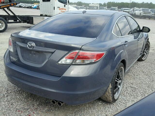 1YVHZ8CH7A5M33452 - 2010 MAZDA 6 I GRAY photo 4