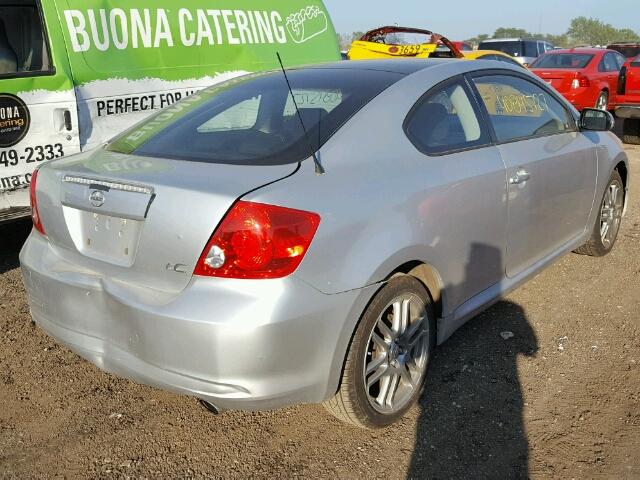 JTKDE177670158700 - 2007 SCION TC SILVER photo 4