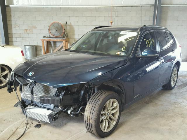 WBAVL1C53FVY26053 - 2015 BMW X1 XDRIVE2 TURQUOISE photo 2