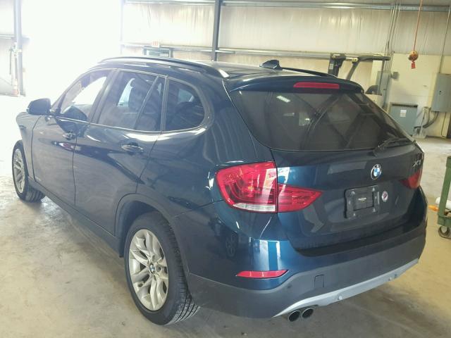 WBAVL1C53FVY26053 - 2015 BMW X1 XDRIVE2 TURQUOISE photo 3