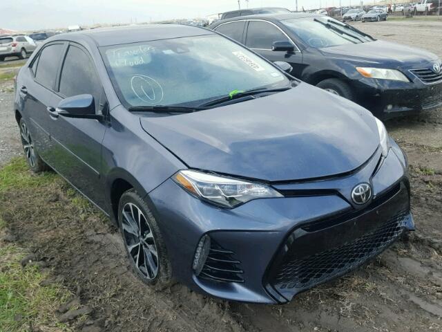 5YFBURHE4HP587645 - 2017 TOYOTA COROLLA BLUE photo 1