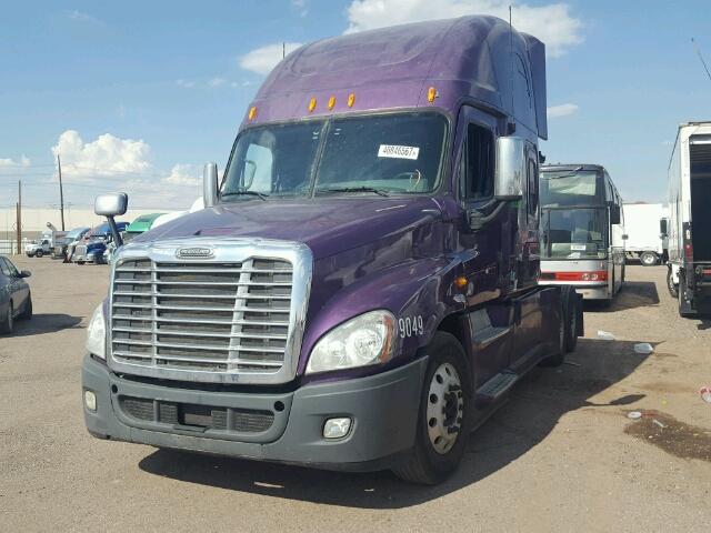 1FUJGLDR7DSBS2306 - 2013 FREIGHTLINER CASCADIA 1 PURPLE photo 2