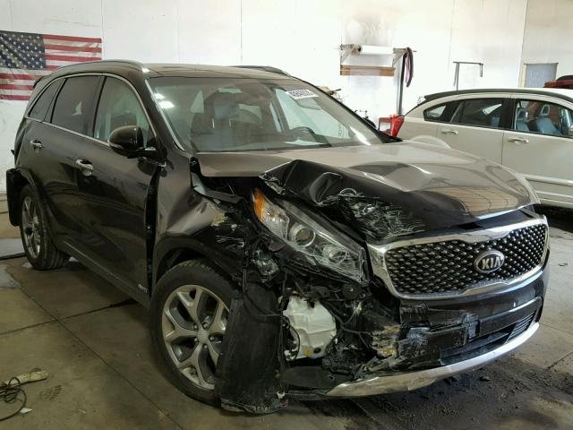 5XYPKDA5XHG204840 - 2017 KIA SORENTO SX BLACK photo 1