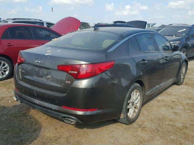 KNAGM4A70B5086287 - 2011 KIA OPTIMA LX BROWN photo 4