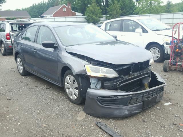 3VW2K7AJXCM402271 - 2012 VOLKSWAGEN JETTA BASE Գրաֆիտ լուսանկար 1