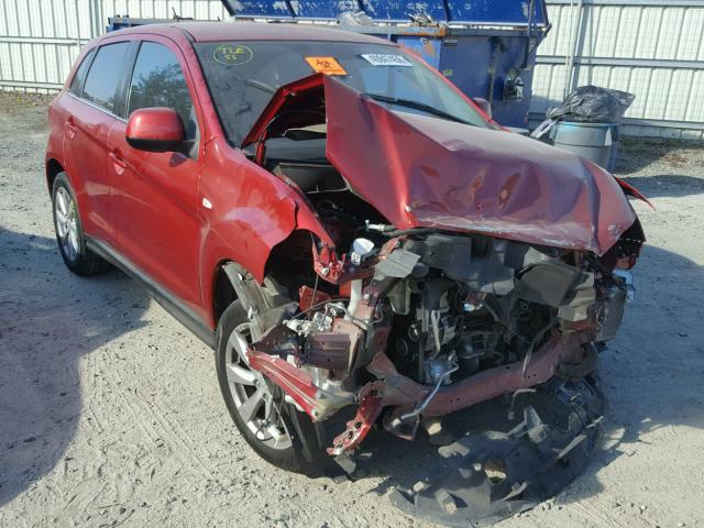 4A4AR4AU2EE016237 - 2014 MITSUBISHI OUTLANDER RED photo 1