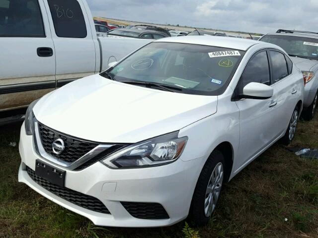 3N1AB7AP2GL683094 - 2016 NISSAN SENTRA WHITE photo 2