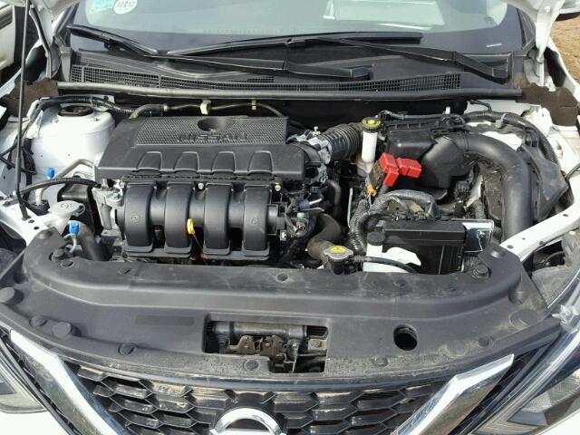 3N1AB7AP2GL683094 - 2016 NISSAN SENTRA WHITE photo 7