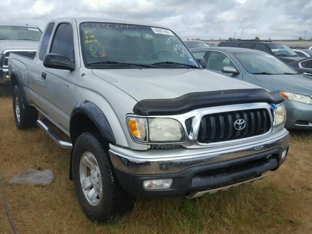 5TESN92NX4Z372975 - 2004 TOYOTA TACOMA XTR SILVER photo 1