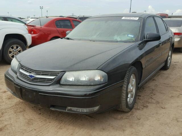 2G1WH52K949232681 - 2004 CHEVROLET IMPALA LS BLACK photo 2