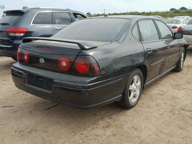 2G1WH52K949232681 - 2004 CHEVROLET IMPALA LS BLACK photo 4