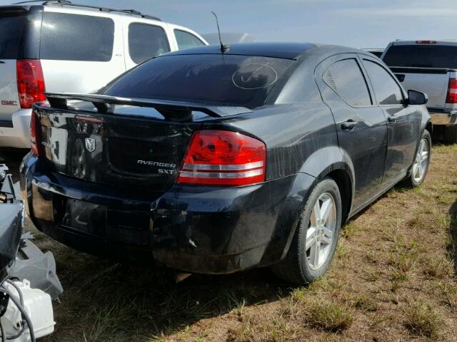 1B3LC56B39N523248 - 2009 DODGE AVENGER SX BLACK photo 4