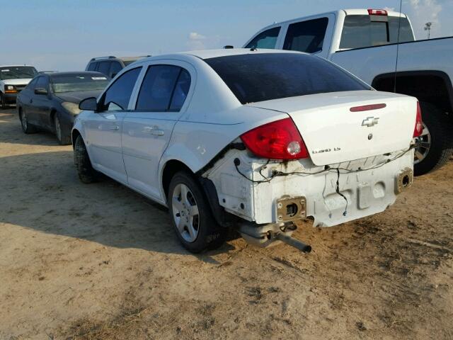 1G1AK58F487331941 - 2008 CHEVROLET COBALT WHITE photo 3