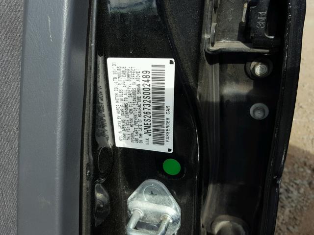 JHMES26732S002489 - 2002 HONDA CIVIC EX Qara foto 10