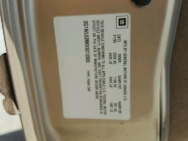 2G1WL52M6X9212800 - 1999 CHEVROLET LUMINA BAS ოქროსფერი ფოტო 10