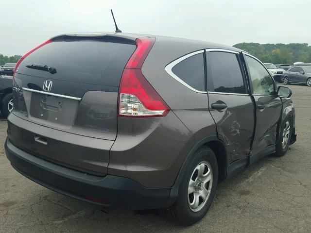 3CZRM3H39DG707380 - 2013 HONDA CR-V LX GRAY photo 4