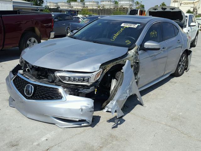 19UUB3F57JA001644 - 2018 ACURA TLX TECH SILVER photo 2