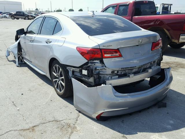 19UUB3F57JA001644 - 2018 ACURA TLX TECH SILVER photo 3