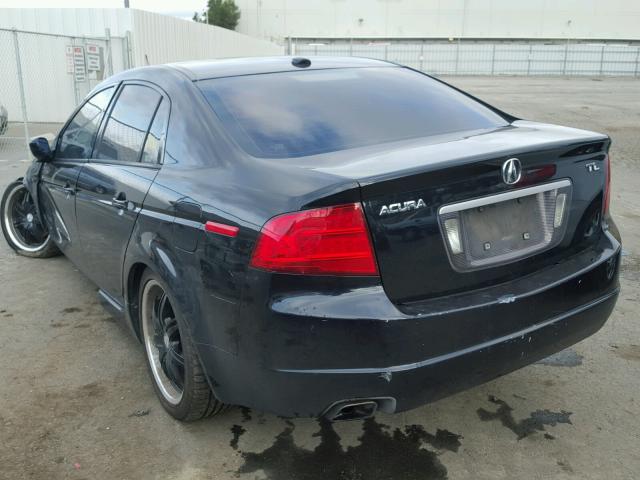 19UUA662X6A073276 - 2006 ACURA 3.2TL BLACK photo 3