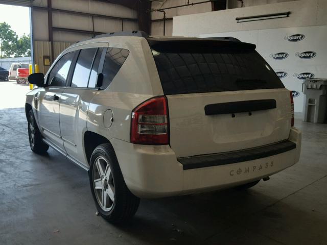 1J4FT47A49D217249 - 2009 JEEP COMPASS SP WHITE photo 3