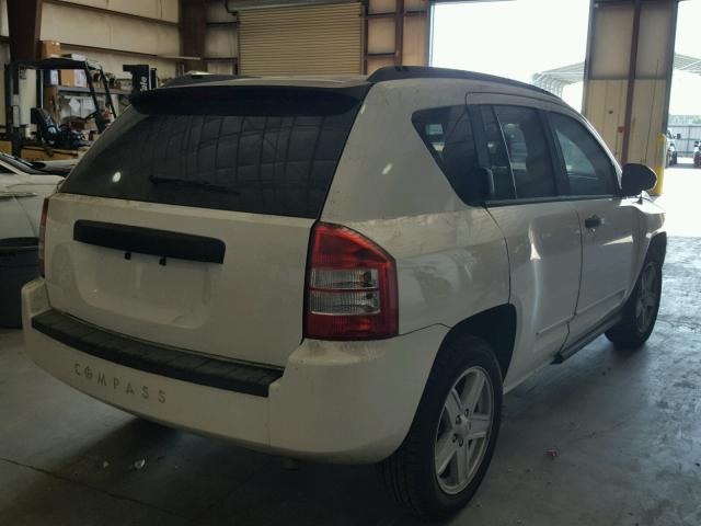 1J4FT47A49D217249 - 2009 JEEP COMPASS SP WHITE photo 4