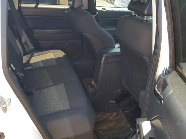 1J4FT47A49D217249 - 2009 JEEP COMPASS SP WHITE photo 6