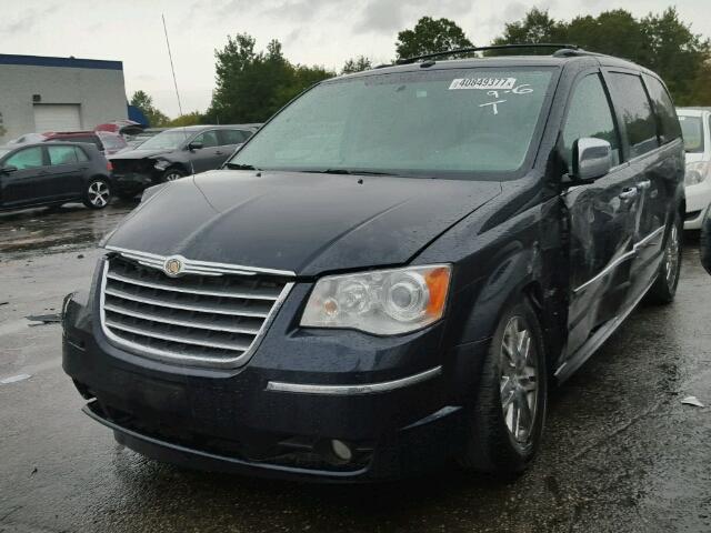 2A4RR7DX5AR414759 - 2010 CHRYSLER TOWN & COU BLUE photo 2